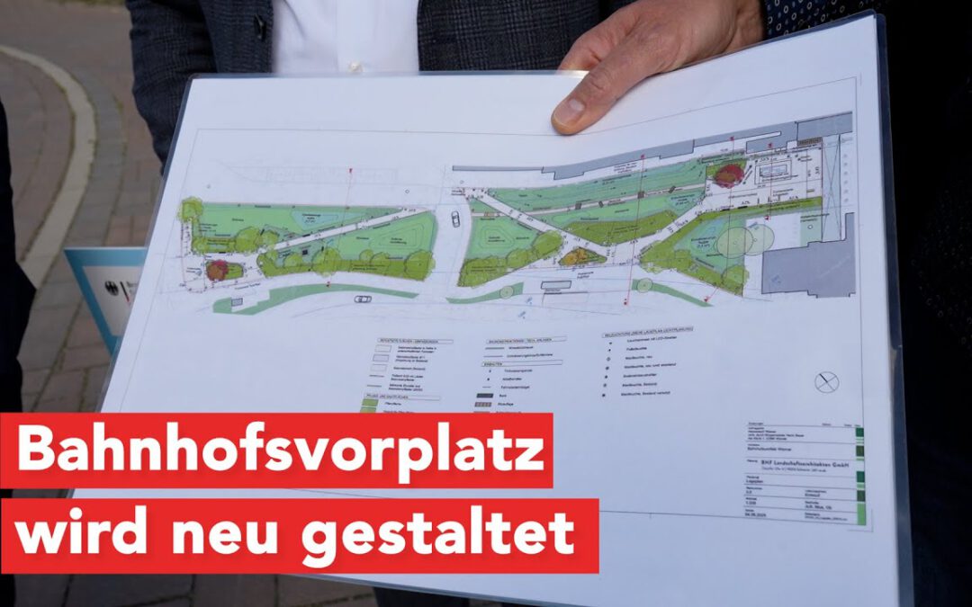 1.012.500€ für die Umgestaltung des Bahnhofsumfeldes