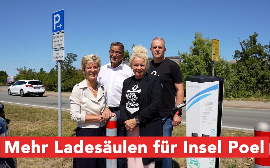 E-Mobilität ausgebaut: Neue Ladesäule auf der Insel Poel eingeweiht