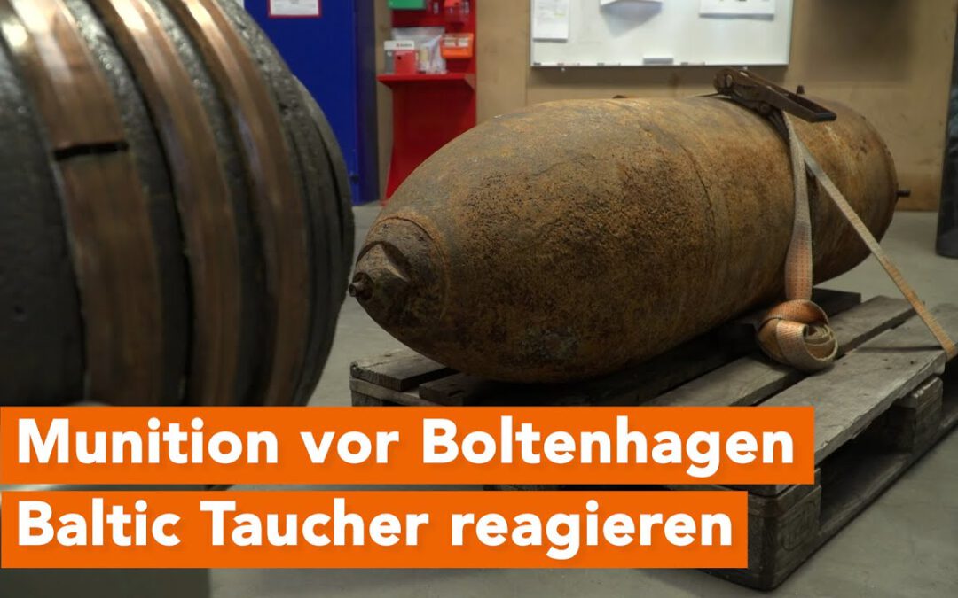 Pilotprojekt: Baltic Taucher bergen Munition vor Boltenhagen