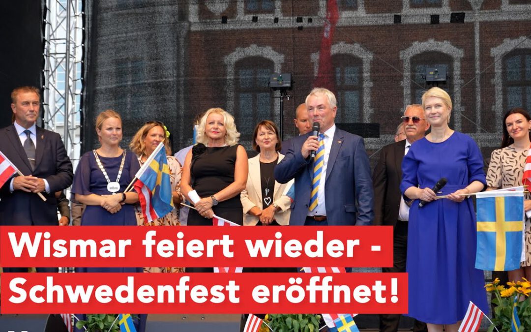 Feierlicher Auftakt zum 24. Schwedenfest in Wismar