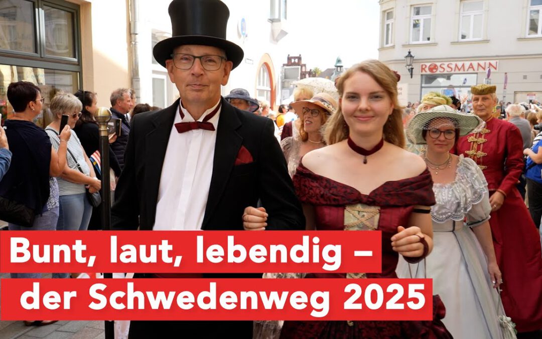 Schwedenweg in Wismar – Der große Festumzug zum Abschluss des 24. Schwedenfests