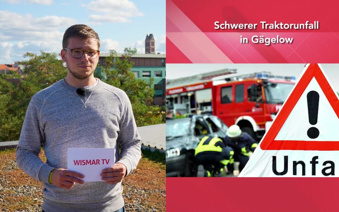 Schwerer Traktorunfall in Gägelow – Kurzmeldungen