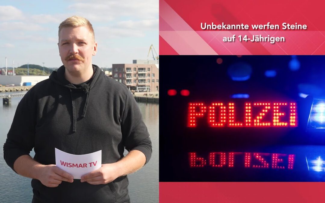 Unbekannte werfen Steine auf 14-Jährigen